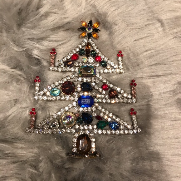 Vintage Jeweled Christmas Tres - Picture 2 of 16